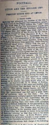 Match Report: Luton Town FC vs Preston North End (2nd Feb 1895)