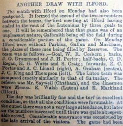 Match Report: Luton Town FC vs Ilford (18th Mar 1895)