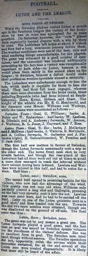 Match Report: Swindon Town vs Luton Town FC (6th Apr 1895)