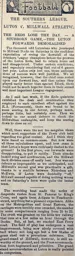 Match Report: Millwall Athletic vs Luton Town FC (28th Sep 1895)