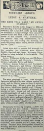 Match Report: Luton Town FC vs Chatham (29th Feb 1896)