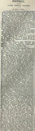 Match Report: Clapton vs Luton Town FC (14th Mar 1896)