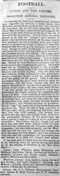 Match Report: Luton Town FC vs Woolwich Arsenal (20th Mar 1897)
