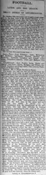 Match Report: Luton Town FC vs Loughborough (15th Jan 1898)