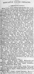 Match Report: Luton Town FC vs Newcastle United (19th Feb 1898)