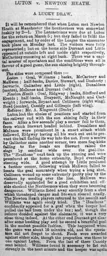 Match Report: Luton Town FC vs Newton Heath (21st Mar 1898)