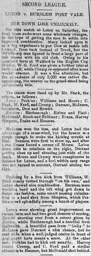 Match Report: Luton Town FC vs Burslem Port Vale (5th Nov 1898)