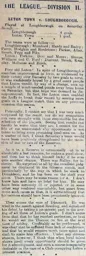 Match Report: Loughborough vs Luton Town FC (18th Mar 1899)