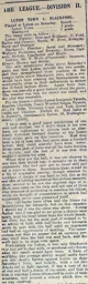 Match Report: Luton Town FC vs Blackpool (25th Mar 1899)