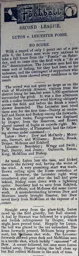 Match Report: Luton Town FC vs Leicester Fosse (23rd Sep 1899)
