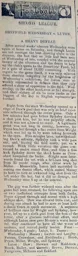 Match Report: The Wednesday vs Luton Town FC (2nd Dec 1899)