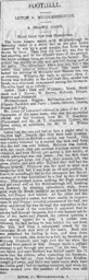 Match Report: Luton Town FC vs Middlesbrough (24th Feb 1900)