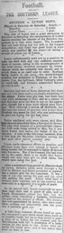 Match Report: Swindon Town vs Luton Town FC (22nd Sep 1900)