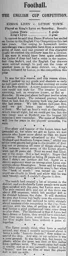 Match Report: Kings Lynn vs Luton Town FC (3rd Nov 1900)