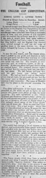 Match Report: Kings Lynn vs Luton Town FC (3rd Nov 1900)