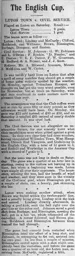 Match Report: Luton Town FC vs Civil Service (17th Nov 1900)