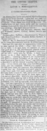 Match Report: Luton Town FC vs Northampton (26th Dec 1900)