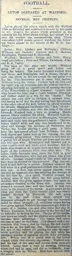 Match Report: Watford vs Luton Town FC (12th Jan 1901)
