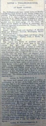 Match Report: Luton Town FC vs Wellingborough (4th Mar 1901)