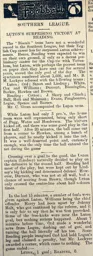 Match Report: Reading vs Luton Town FC (9th Mar 1901)