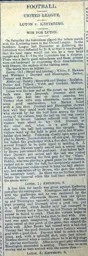 Match Report: Luton Town FC vs Kettering Town (16th Mar 1901)