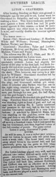 Match Report: Gravesend United vs Luton Town FC (23rd Mar 1901)