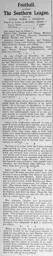 Match Report: Luton Town FC vs Swindon Town (21st Sep 1901)