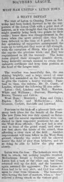 Match Report: West Ham United vs Luton Town FC (12th Oct 1901)