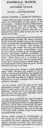 Match Report: Southampton vs Luton Town FC (9th Apr 1902)