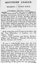 Match Report: Reading vs Luton Town FC (19th Apr 1902)
