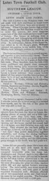 Match Report: Swindon Town vs Luton Town FC (20th Sep 1902)