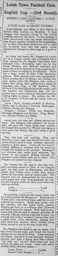 Match Report: Queens Park Rangers vs Luton Town FC (1st Nov 1902)
