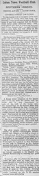 Match Report: Bristol Rovers vs Luton Town FC (8th Nov 1902)