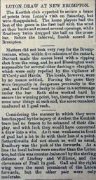 Match Report: New Brompton vs Luton Town FC (27th Dec 1902)