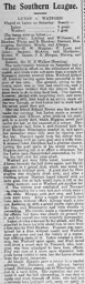 Match Report: Luton Town FC vs Watford (7th Mar 1903)