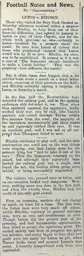 Match Report: Luton Town FC vs Hitchin Town (31st Oct 1903)
