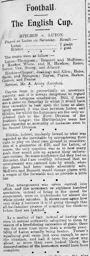 Match Report: Luton Town FC vs Hitchin Town (31st Oct 1903)