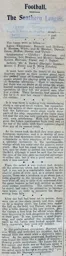 Match Report: Luton Town FC vs Southampton (2nd Jan 1904)