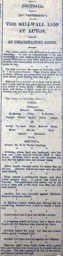 Match Report: Luton Town FC vs Millwall (16th Jan 1904)