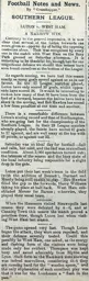 Match Report: Luton Town FC vs West Ham United (26th Mar 1904)