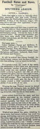 Match Report: Luton Town FC vs Watford (17th Sep 1904)