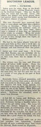 Match Report: Plymouth Argyle vs Luton Town FC (24th Sep 1904)