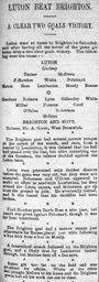 Match Report: Luton Town FC vs Brighton & Hove Albion (1st Apr 1905)