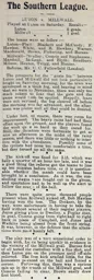Match Report: Luton Town FC vs Millwall (4th Nov 1905)