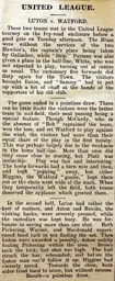 Match Report: Luton Town FC vs Watford (17th Apr 1906)