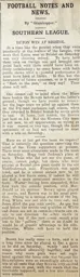 Match Report: Bristol Rovers vs Luton Town FC (20th Oct 1906)