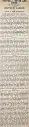 Match Report: Luton Town FC vs New Brompton (1st Dec 1906)
