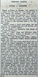 Match Report: Luton Town FC vs Reading (25th Nov 1907)
