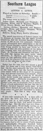 Match Report: Leyton vs Luton Town FC (21st Dec 1907)