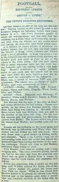 Match Report: Leyton vs Luton Town FC (21st Dec 1907)